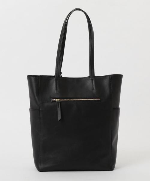 美品 ユナイテッドアローズ 2wayトートバッグ レザー A4サイズ◎ ブラック UNITED ARROWS（ユナイテッドアローズ）の「レザー トート