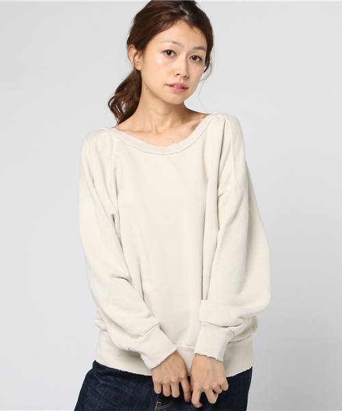 plage（プラージュ）の「製品染め裏毛プルオーバー◆（Tシャツ/カットソー・レディース・ブラウン/アイボリー/キャメル・FREE）」の10枚目の写真