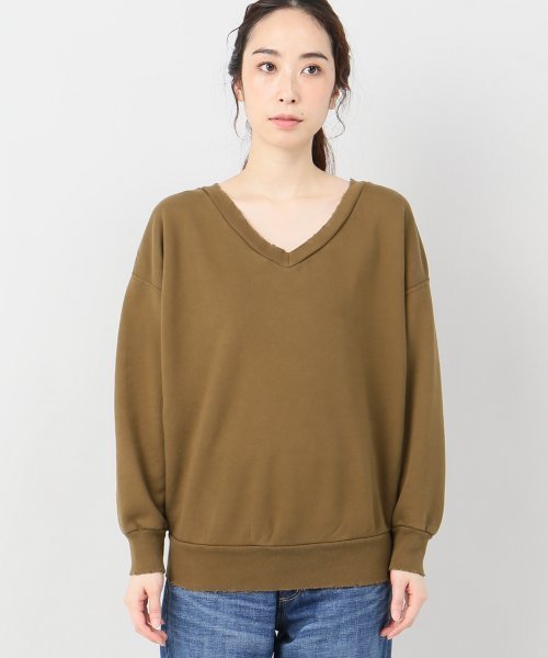 plage（プラージュ）の「製品染め裏毛プルオーバー◆（Tシャツ/カットソー・レディース・ブラウン/アイボリー/キャメル・FREE）」の14枚目の写真