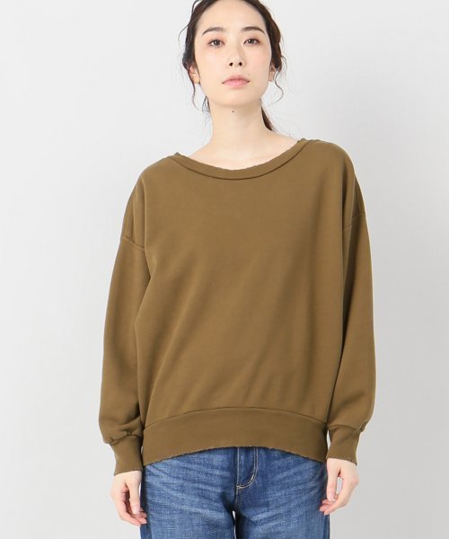 plage（プラージュ）の「製品染め裏毛プルオーバー◆（Tシャツ/カットソー・レディース・ブラウン/アイボリー/キャメル・FREE）」の18枚目の写真