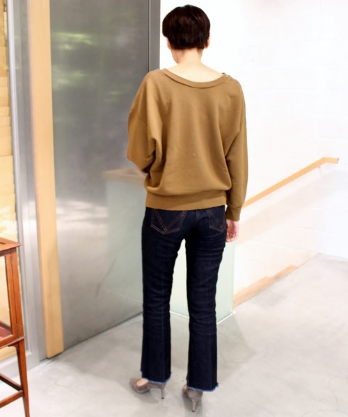 plage（プラージュ）の「製品染め裏毛プルオーバー◆（Tシャツ/カットソー・レディース・ブラウン/アイボリー/キャメル・FREE）」の20枚目の写真