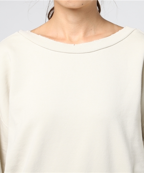 plage（プラージュ）の「製品染め裏毛プルオーバー◆（Tシャツ/カットソー・レディース・ブラウン/アイボリー/キャメル・FREE）」の6枚目の写真