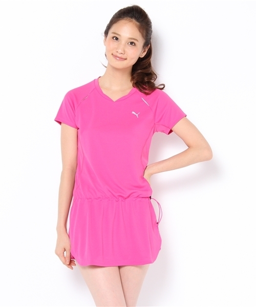 PUMA(プーマ)の「ランニング ドレス (WOMEN) - Complete Running(ワンピース・レディース・エンジ・LARGE/MEDIUM/SMALL)」の4枚目の写真