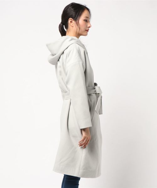 earth music&ecology（アースミュージックアンドエコロジー）の「・フードコート（その他アウター・レディース・ネイビー/グレー/キャメル・FREE）」の5枚目の写真