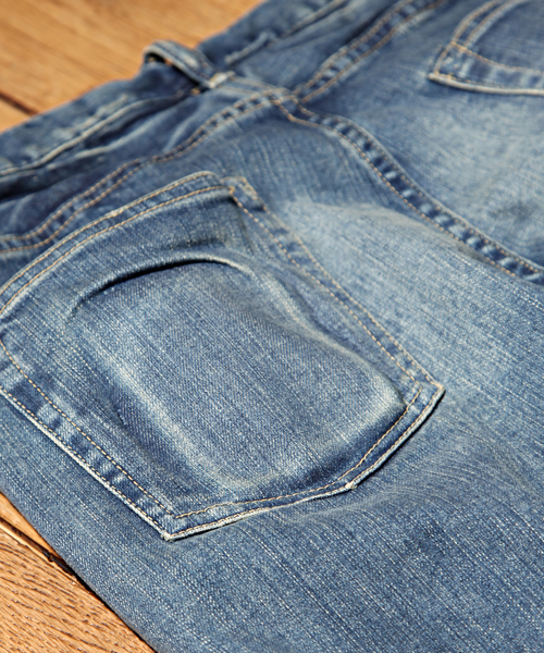 HYSTERIC GLAMOUR(ヒステリックグラマー)の「SP加工MC5/GUITAR ARMY pt SデニムスリムPT(デニムパンツ・メンズ・インディゴブルー・28inch/30inch/32inch/34inch)」の6枚目の写真