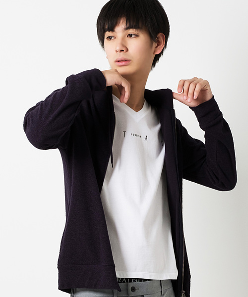 Gostar De Fuga ゴスタール ジフーガ の パイル生地長袖パーカー パーカー Wear