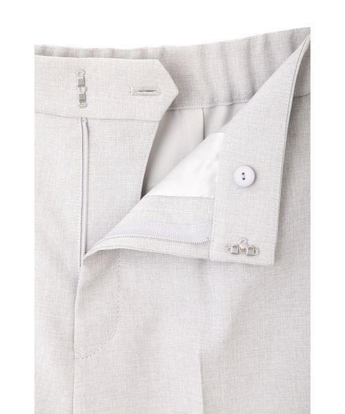 PINKY&DIANNE（ピンキーアンドダイアン）の「◆ドライポプリンカマーベルト付きワイドパンツ（その他パンツ・レディース・グレー/ブルー・34/38）」の6枚目の写真