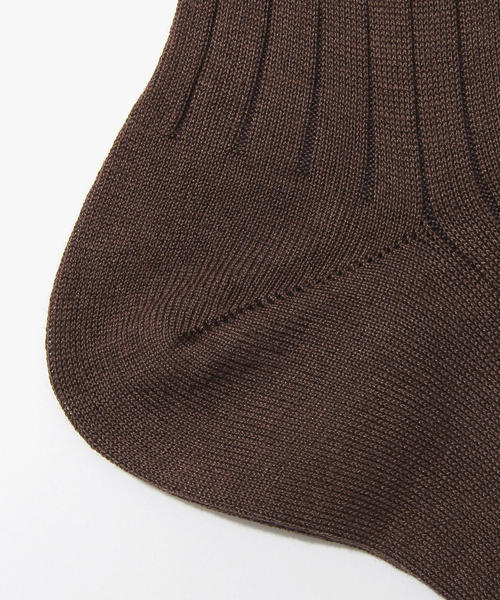 TOMORROWLAND （トゥモローランド）の「TOMORROWLAND コットンナイロン リブソックス（ソックス/靴下・メンズ・ダークブルー/ブラック系その他/ネイビー・FREE）」の5枚目の写真