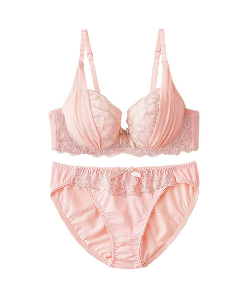 FR2梅 ブラTバックセット Lサイズ □#FR2 梅□Back Open Bra ＆ Logo Thong Set☆人気！完売前に