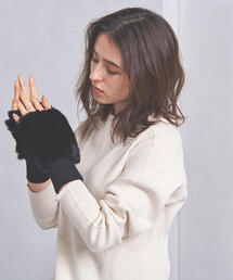 UNITED ARROWS | UWCS レッキスラビットファー グローブ 18AW(手袋)