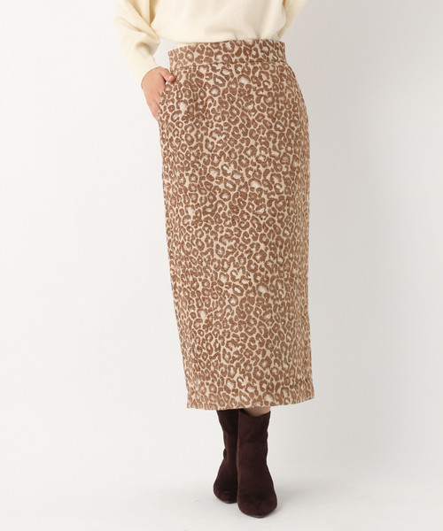 A part by（アパートバイ）の「PRCレオパードナロースカート