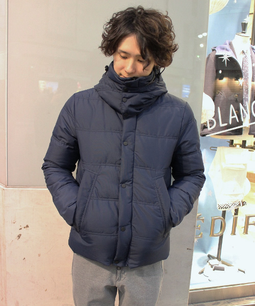 EDIFICE（エディフィス）の「◇DUVETICA別注BALIO/ダウンブルゾン（ダウンジャケット/コート・メンズ・ネイビー・SMALL/MEDIUM/LARGE）」の15枚目の写真
