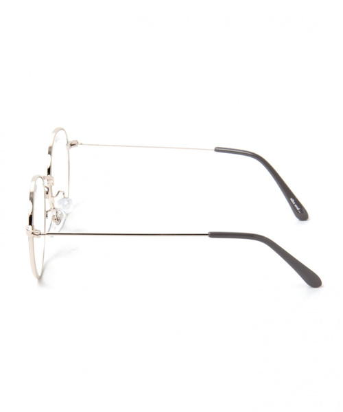 niko and...(ニコアンド)の「オリジナル細リムラウンドダテメガネ(メガネ・レディース・ブラウン/チャコール・FREE)」の3枚目の写真