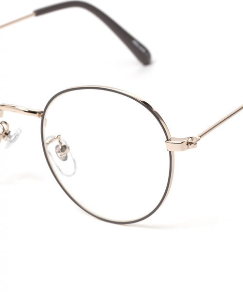 niko and...(ニコアンド)の「オリジナル細リムラウンドダテメガネ(メガネ・レディース・ブラウン/チャコール・FREE)」の7枚目の写真