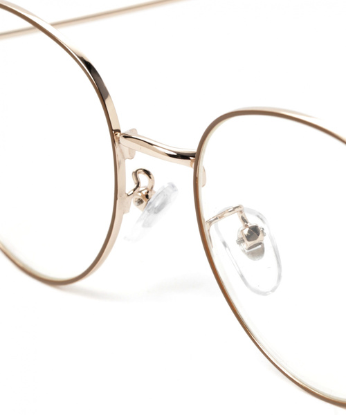 niko and...(ニコアンド)の「オリジナル細リムラウンドダテメガネ(メガネ・レディース・ブラウン/チャコール・FREE)」の11枚目の写真