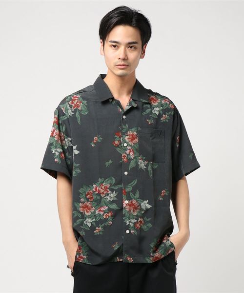 おしゃれスタ(オシャレスタ)の「ビッグシルエット総柄プリントオープンカラー半袖シャツ(IR)(シャツ/ブラウス・メンズ・その他/その他1/その他2/その他3/その他4/その他5・M/L/XL)」の17枚目の写真