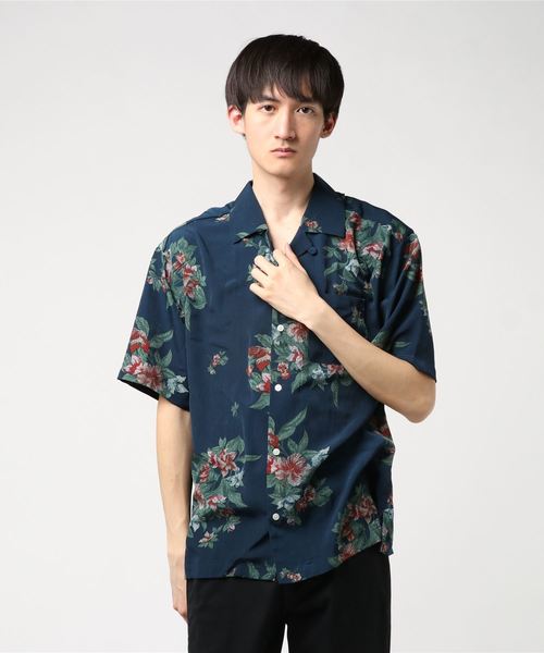 おしゃれスタ(オシャレスタ)の「ビッグシルエット総柄プリントオープンカラー半袖シャツ(IR)(シャツ/ブラウス・メンズ・その他/その他1/その他2/その他3/その他4/その他5・M/L/XL)」の19枚目の写真