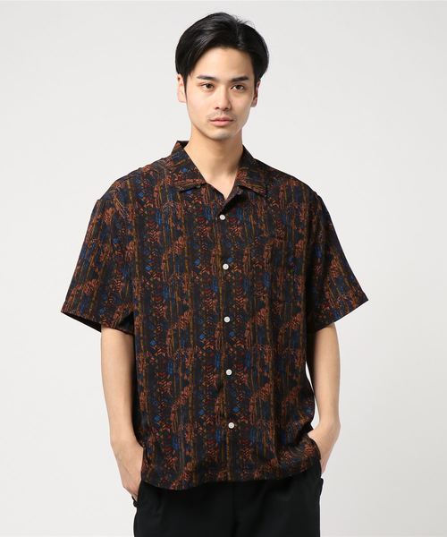 おしゃれスタ(オシャレスタ)の「ビッグシルエット総柄プリントオープンカラー半袖シャツ(IR)(シャツ/ブラウス・メンズ・その他/その他1/その他2/その他3/その他4/その他5・M/L/XL)」の16枚目の写真