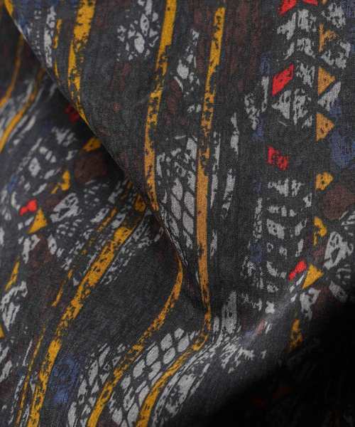 おしゃれスタ(オシャレスタ)の「ビッグシルエット総柄プリントオープンカラー半袖シャツ(IR)(シャツ/ブラウス・メンズ・その他/その他1/その他2/その他3/その他4/その他5・M/L/XL)」の18枚目の写真