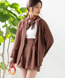 WEGO | WEGO/リネンタッチタックキュロット(その他パンツ)