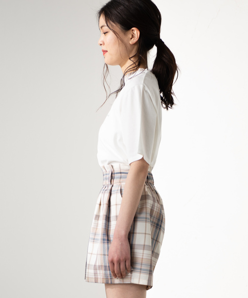 WEGO（ウィゴー）の「WEGO/【セットアップ対応商品】リネンタッチタックキュロット（その他パンツ・レディース・ライトベージュ/ホワイト系その他3/ベージュ系その他2/ブラウン・FREE）」の18枚目の写真