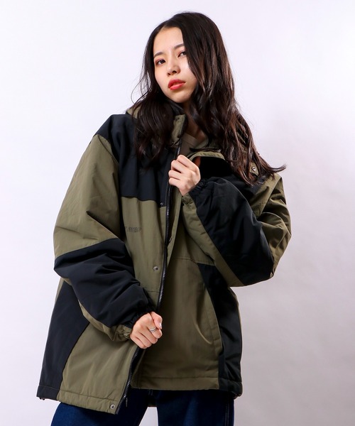 VISION STREET WEAR】マウンテンパーカ中綿切替ダウンジャケット