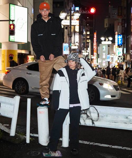 VISION STREET WEAR】マウンテンパーカ中綿切替ダウンジャケット 