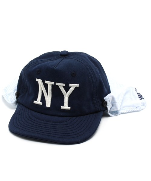 SHIPS（シップス）の「SHIPS KIDS:ベビー　サンシェード NY キャップ（キャップ・キッズ・グレー/ネイビー・X-SMALL/SMALL）」の2枚目の写真