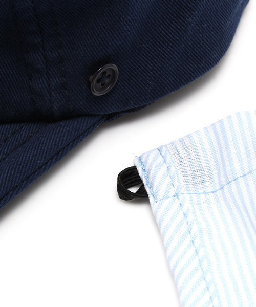 SHIPS（シップス）の「SHIPS KIDS:ベビー　サンシェード NY キャップ（キャップ・キッズ・グレー/ネイビー・X-SMALL/SMALL）」の11枚目の写真