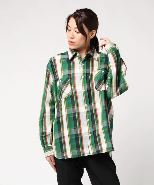 BIG MAC（ビッグマック）の「【 BIGMAC / ビックマック 】REGULAR SHIRTS（シャツ/ブラウス・メンズ・レッド/ネイビー/グリーン/イエロー・S/M/L）」の2枚目の写真