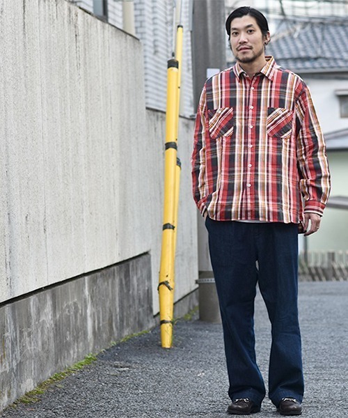 BIG MAC（ビッグマック）の「【 BIGMAC / ビックマック 】REGULAR SHIRTS（シャツ/ブラウス・メンズ・レッド/ネイビー/グリーン/イエロー・S/M/L）」の9枚目の写真