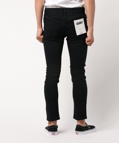 WEGO(ウィゴー)の「WEGO/ストレッチツイルスキニーパンツ(チノパンツ・メンズ・ブラック/ネイビー/カーキ・SMALL/LARGE/MEDIUM)」の4枚目の写真