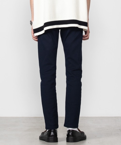 WEGO(ウィゴー)の「WEGO/ストレッチツイルスキニーパンツ(チノパンツ・メンズ・ブラック/ネイビー/カーキ・SMALL/LARGE/MEDIUM)」の8枚目の写真