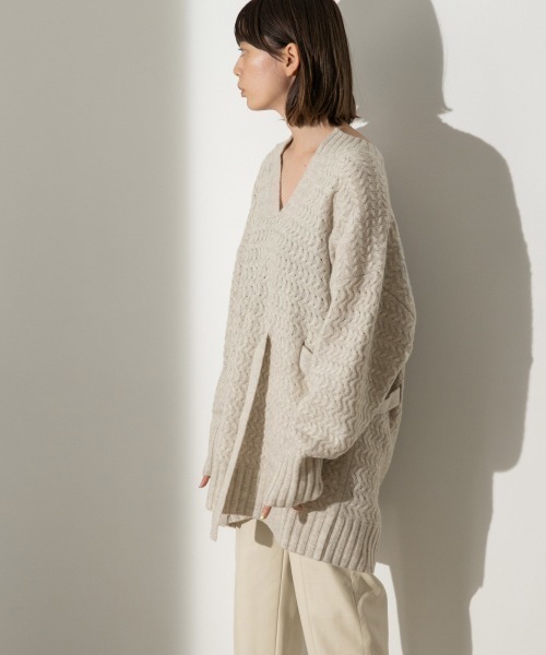 超格安価格 Web限定 トップス ニット セーター Farm ローリーズファーム のファッション Web限定 ニット セーター ウエストマークニットプルオーバー Lowrys