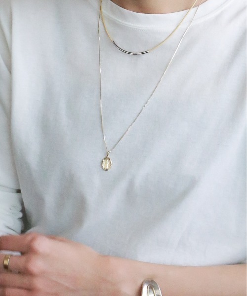 rapiecage(ラピエサージュ)の「ワックスコードパイプチョーカー(チョーカー・レディース・ベージュ/マスタード/キナリ/ボルドー/ブラック・FREE)」の7枚目の写真