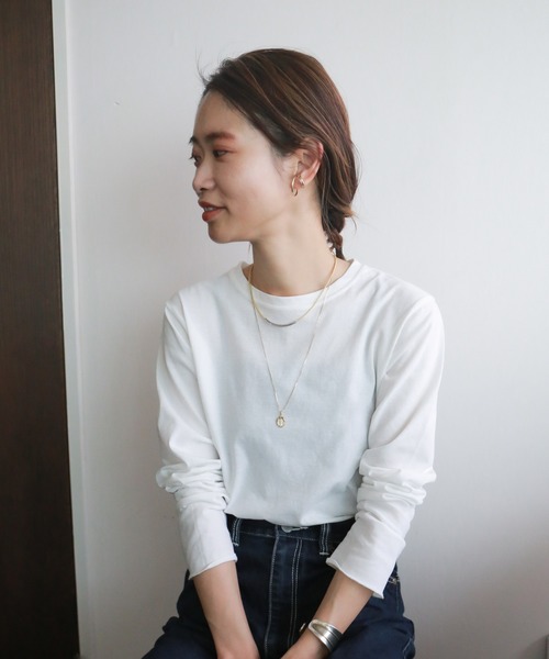 rapiecage(ラピエサージュ)の「ワックスコードパイプチョーカー(チョーカー・レディース・ベージュ/マスタード/キナリ/ボルドー/ブラック・FREE)」の8枚目の写真