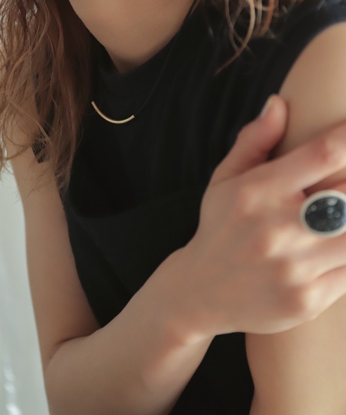 rapiecage(ラピエサージュ)の「ワックスコードパイプチョーカー(チョーカー・レディース・ベージュ/マスタード/キナリ/ボルドー/ブラック・FREE)」の11枚目の写真