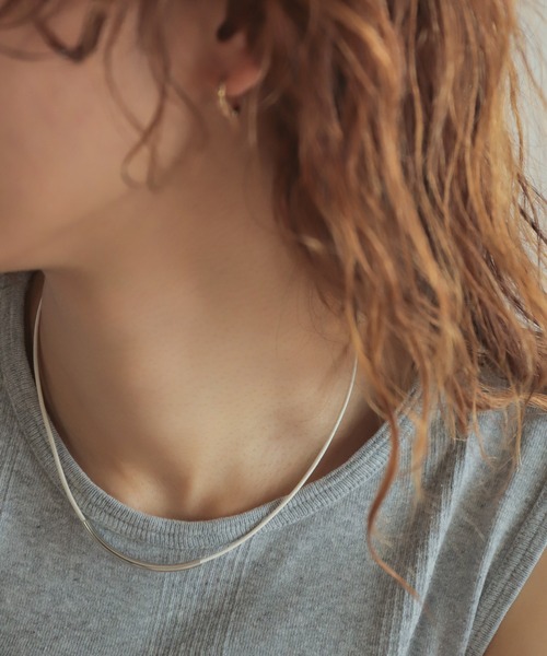 rapiecage(ラピエサージュ)の「ワックスコードパイプチョーカー(チョーカー・レディース・ベージュ/マスタード/キナリ/ボルドー/ブラック・FREE)」の14枚目の写真