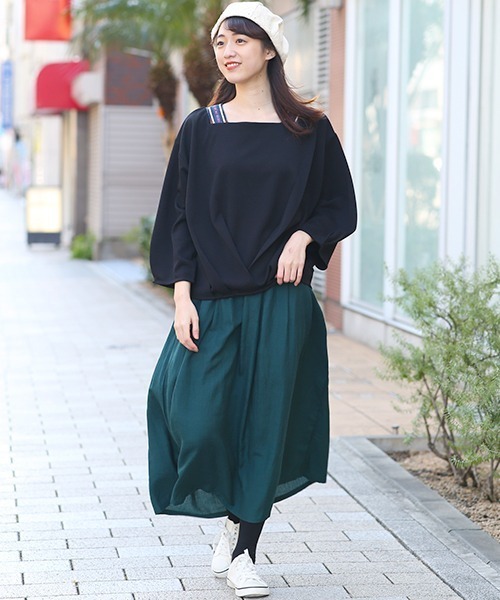 チチカカ（チチカカ）の「コットンレースベレー帽（ハンチング/ベレー帽・レディース・ブラック/オフホワイト/イエロー・FREE）」の4枚目の写真