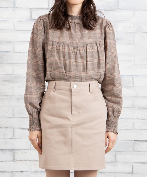 WEGO(ウィゴー)の「WEGO/【XS~Lサイズ】デイリーツイルタイトミニスカート(スカート・レディース・ブラック/ナチュラル/グリーン系その他/ベージュ/オフホワイト/グリーン・SMALL/MEDIUM/LARGE/X-SMALL)」の9枚目の写真