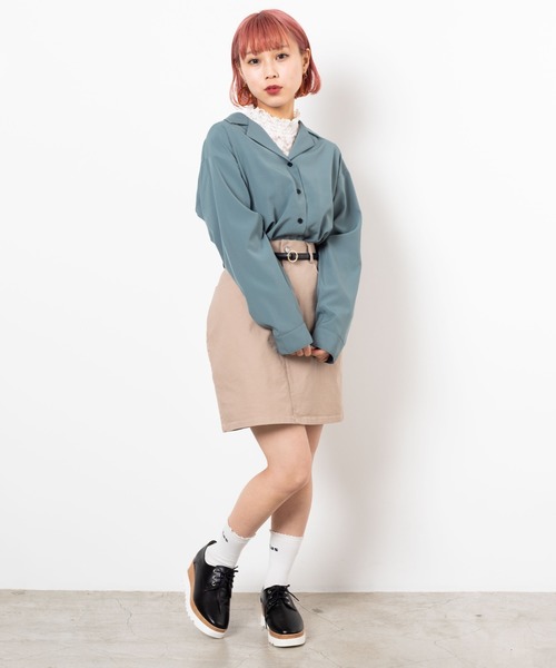 WEGO(ウィゴー)の「WEGO/【XS~Lサイズ】デイリーツイルタイトミニスカート(スカート・レディース・ブラック/ナチュラル/グリーン系その他/ベージュ/オフホワイト/グリーン・SMALL/MEDIUM/LARGE/X-SMALL)」の20枚目の写真