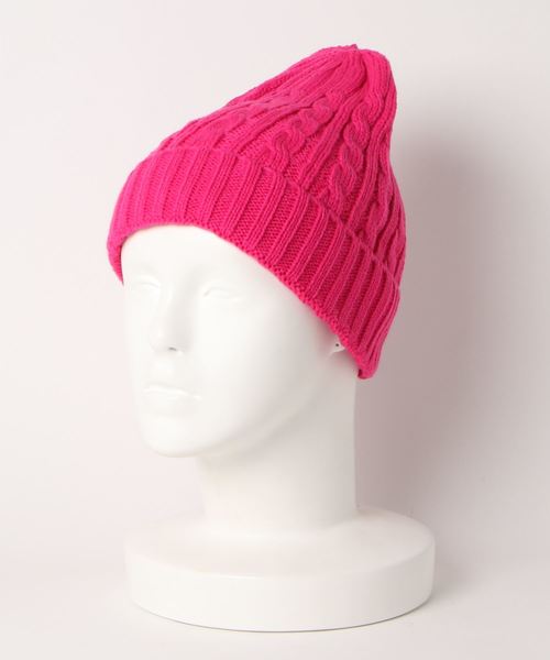 newhattan（ニューハッタン）の「【NEWHATTAN/ニューハッタン】（UN）アクリル ケーブル ニットキャップ（ニットキャップ/ビーニー・メンズ・ホワイト/パープル/ネイビー/ブラウン/グレー/マルーン/チャコール/レッド/カーキ/ピンク/ブルー/オリーブドラブ/ピンク系その他・FREE）」の11枚目の写真