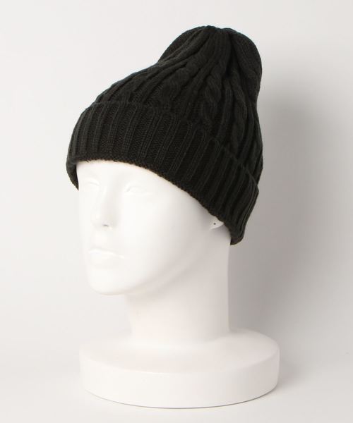 newhattan（ニューハッタン）の「【NEWHATTAN/ニューハッタン】（UN）アクリル ケーブル ニットキャップ（ニットキャップ/ビーニー・メンズ・ホワイト/パープル/ネイビー/ブラウン/グレー/マルーン/チャコール/レッド/カーキ/ピンク/ブルー/オリーブドラブ/ピンク系その他・FREE）」の5枚目の写真