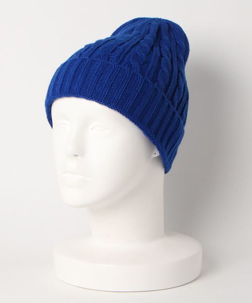 newhattan（ニューハッタン）の「【NEWHATTAN/ニューハッタン】（UN）アクリル ケーブル ニットキャップ（ニットキャップ/ビーニー・メンズ・ホワイト/パープル/ネイビー/ブラウン/グレー/マルーン/チャコール/レッド/カーキ/ピンク/ブルー/オリーブドラブ/ピンク系その他・FREE）」の9枚目の写真