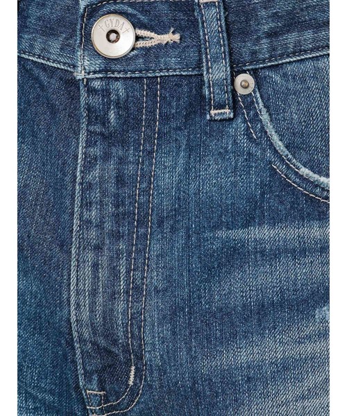 GYDA（ジェイダ）の「BACKRIPEED デニムショーパン（デニムパンツ・レディース・ライトブルー/インディゴブルー/ブルー・SMALL/MEDIUM/X-SMALL）」の7枚目の写真