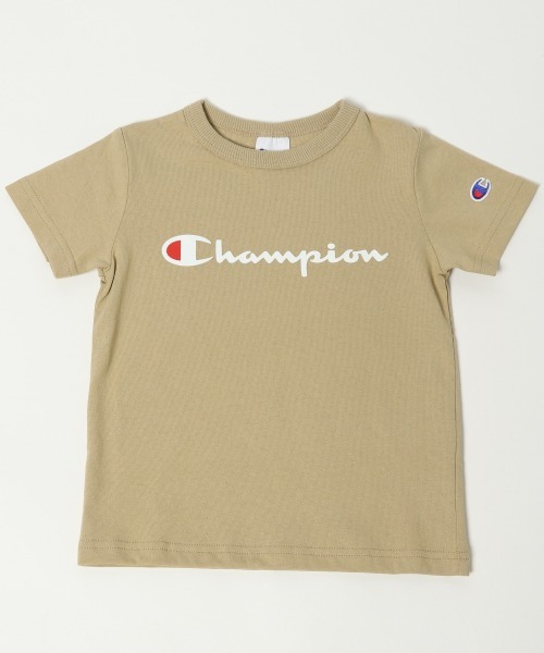Champion（チャンピオン）の「【Champion(チャンピオン）】BASICロゴTee(KIDS)（Tシャツ/カットソー・キッズ・ベージュ/パープル/オフホワイト/ピンク・MEDIUM/LARGE/X-LARGE/XX-LARGE）」の11枚目の写真