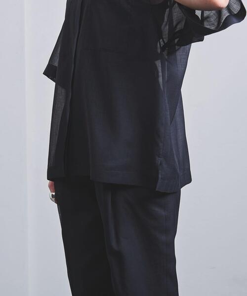 UNITED ARROWS（ユナイテッドアローズ）の「UGCB  VOILE 2ポケット シャツ◆（シャツ/ブラウス・レディース・ターコイズブルー/ネイビー・38/36）」の14枚目の写真