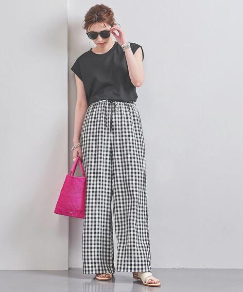 Uwsc Arrows ユナイテッドアローズ のファッション Arrows ユナイテッドアローズ のパンツ Uwsc United パンツ セール イージーパンツ パンツ Arrows ギンガムチェック 超お買い得高評価 の