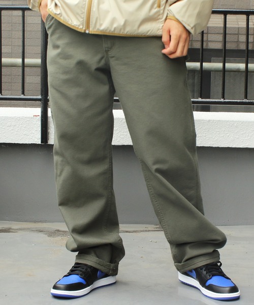 Carhartt（カーハート）の「Carhartt ウォッシュドダックパンツ（チノパンツ・メンズ・ブラック/ブラウン/その他/モスグリーン/ブルー系その他・W40xL30/W42xL30/W34xL30/W38xL30/W32xL30/W30xL30/W36xL30/W30xL32）」の3枚目の写真