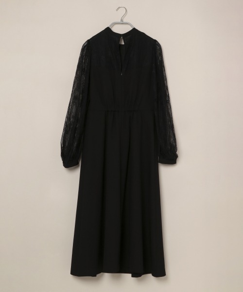 Woman ミスティウーマン のファッション を購入できます Mysty レースロングスリーブビスチェドレス Woman ミスティウーマン のドレス レースロングスリーブビスチェドレス ドレス Mysty 2年保証